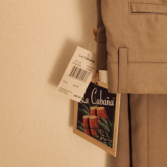 La Cabana pants, 34x32, color: "dune" (tan), style D1603456L - Picture 2 of 2